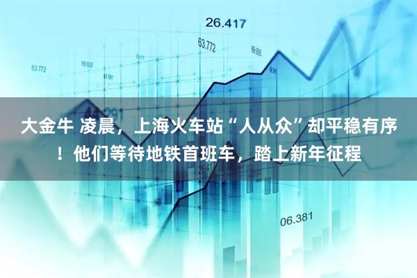 大金牛 凌晨，上海火车站“人从众”却平稳有序！他们等待地铁首班车，踏上新年征程